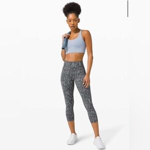 lululemon athletica Charcoal Patterned Leggings